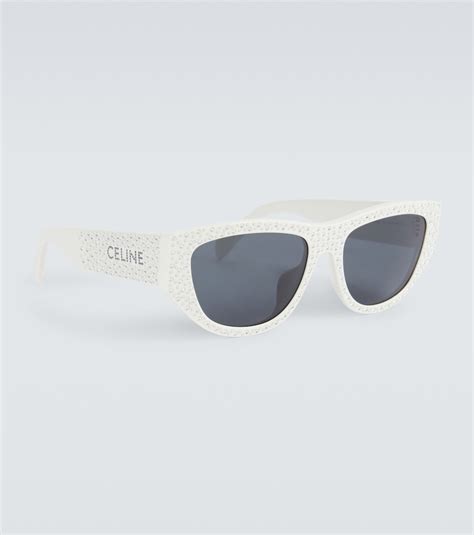 celine sonnenbrille weiss|celine beige sunglasses.